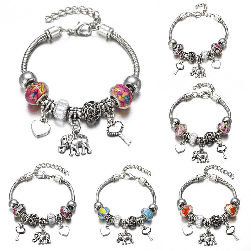 Elephant Charm Bracelet