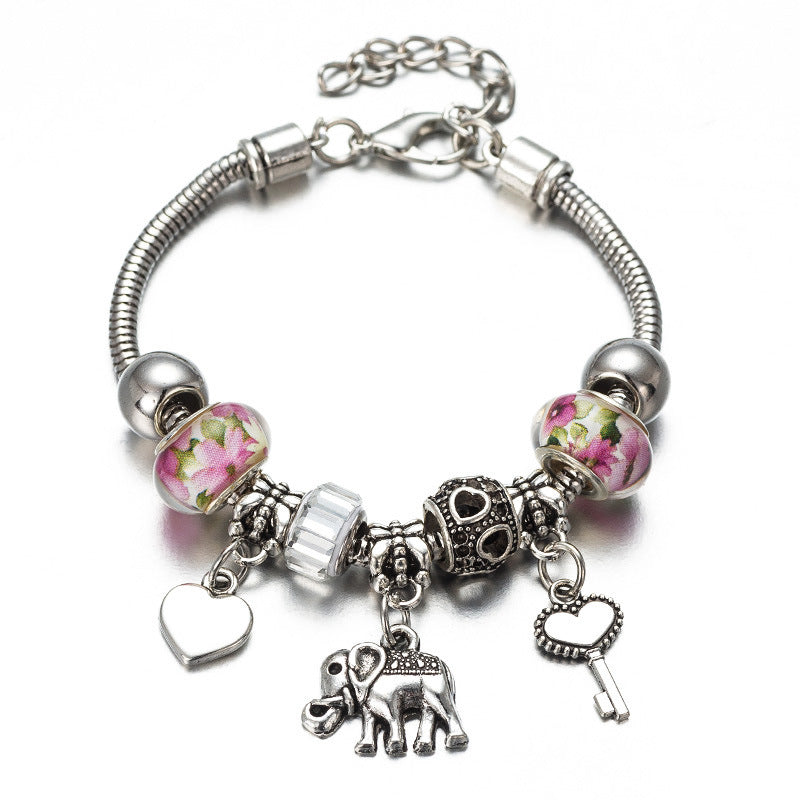 Elephant Charm Bracelet