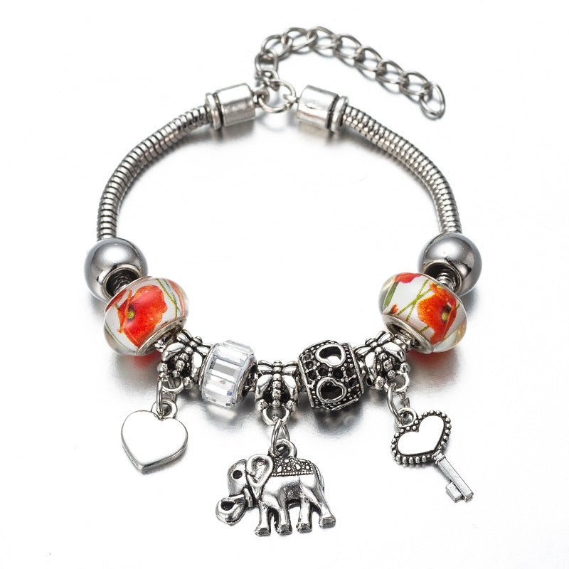 Elephant Charm Bracelet