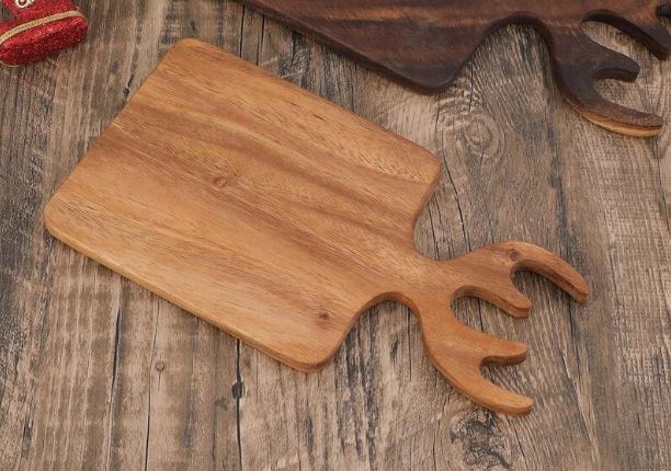 Christmas Deer Antler Cutting Board